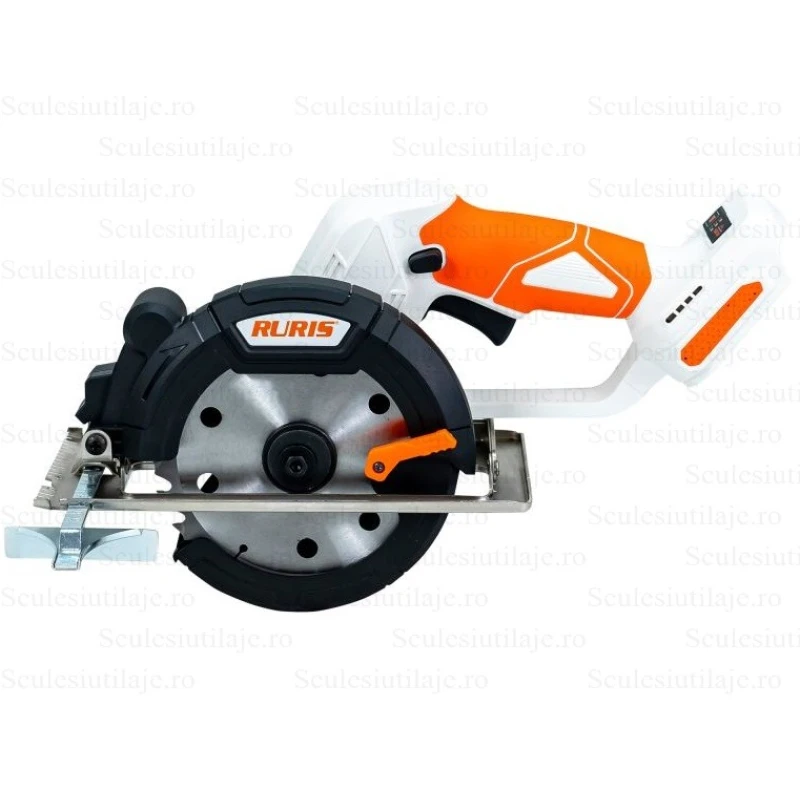 Fierastrau circular pe acumulator RURIS RMX3140 3140RMX2024, 20V, 6800 rpm, disc 140 mm, adancime taiere 50 mm, fara acumulator, fara incarcator