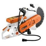 Masina de taiat beton RURIS RTX600, motor benzina 2T, 58 CC, 3.3 CP, diametru disc 300 mm, adancime maxima taiere 100 mm, 4800 rpm
