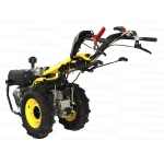 ProGARDEN Campo U12E motocultor multifunctional 12CP, diesel, pornire electrica, 3+2 viteze, reductor + FT90 freza tractata 900mm + BC12M bara cosire mobila 120cm