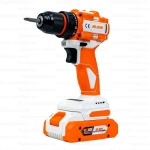 Masina de gaurit/insurubat cu acumulator RURIS RMX1260 Power Alfa Up 1260RMA2024, 60 Nm, 0-450-2000 rpm, accesorii, 1 x Li-Ion 20V, 2Ah, incarcator