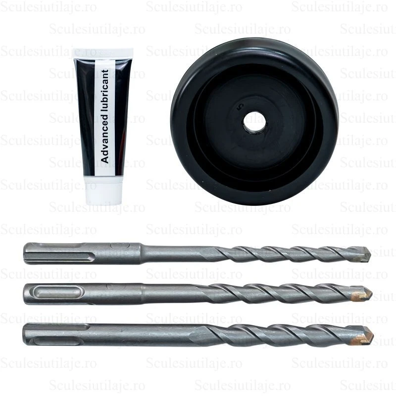 Ciocan rotopercutor cu acumulator RURIS RMX1210 Power Alfa Up 1210RMA2024, SDS Plus, 900 rpm, 5100 bpm, 1.5 J, 1 x Li-Ion 20V, 2Ah, incarcator