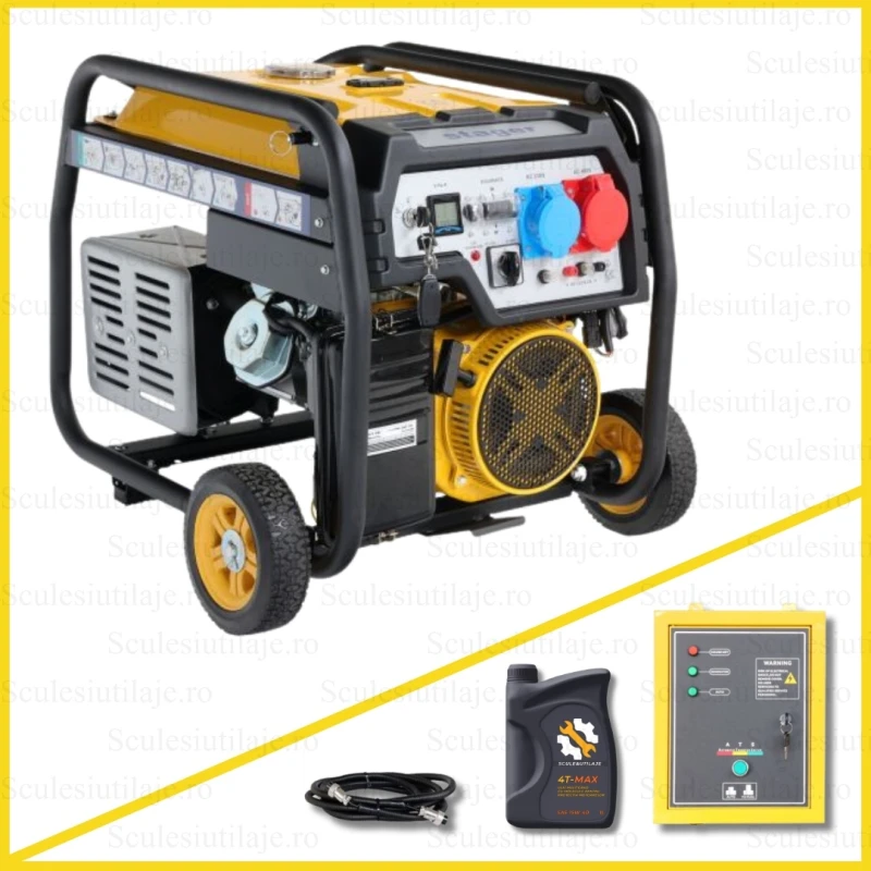 Stager FD 10000ER-E3R Automatic Generator curent dual 230V/400V, 8.5kW, benzina, multistart, contine ATS