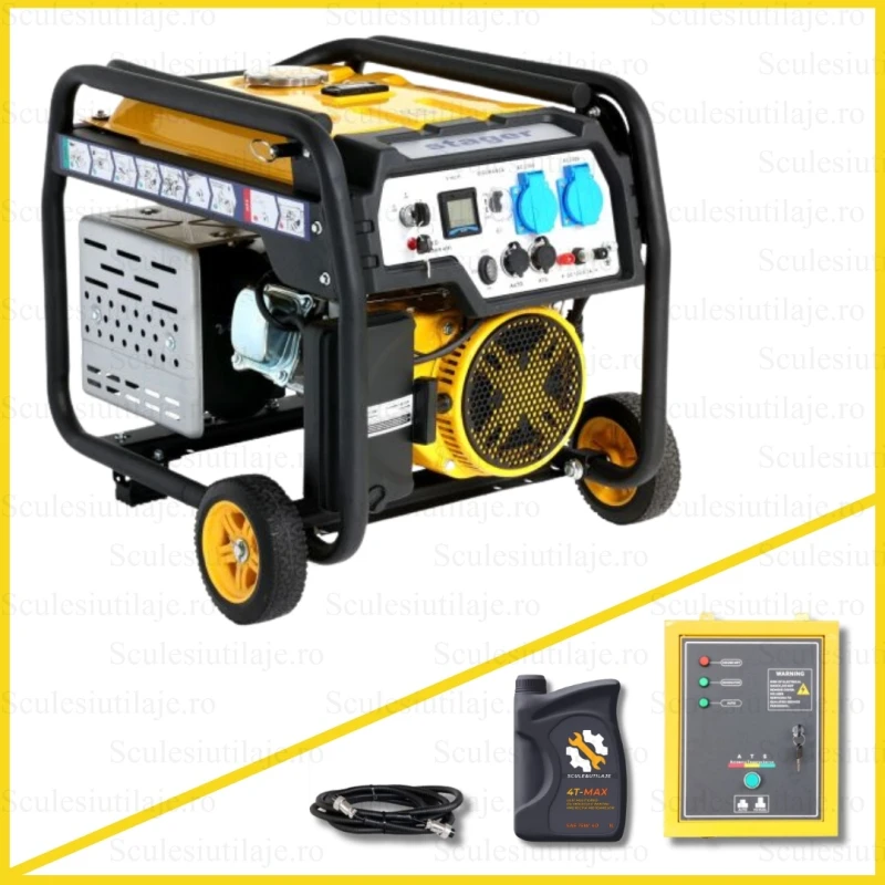 Stager FD 3600ER Automatic Generator curent monofazat, 230V, 3.0kW, benzină, ATS inclus, multistart