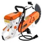 Masina de taiat beton RURIS RTX800, motor benzina 2T, 74 CC, 5 CP, diametru disc 350 mm, adancime maxima taiere 125 mm, 4800 rpm