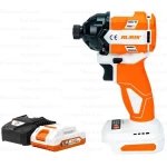 Masina de insurubat cu impact cu acumulator RURIS RMX2300 Power Alfa Up 2300RMA2024, hex 1/4, 230 Nm, 3300 rpm, 4500 bpm, 1xLi-Ion 20V/2Ah, incarcator