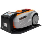 Robot de tuns gazon RURIS RXR1550 1550RXR2023, latime de lucru 180 mm, suprafata de lucru 1500 mp, acumulator Li-Ion, 20V, 5Ah