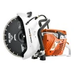 Masina de taiat beton RURIS RTX600, motor benzina 2T, 58 CC, 3.3 CP, diametru disc 300 mm, adancime maxima taiere 100 mm, 4800 rpm