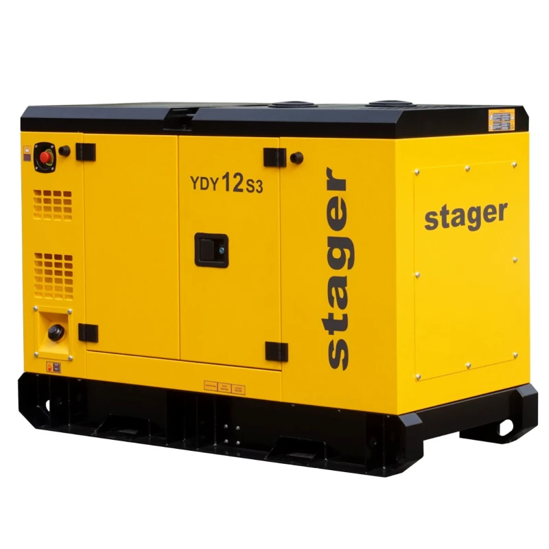 Stager YDY12S3 Generator insonorizat 12kVA, 16A, 1500rpm, trifazat, diesel