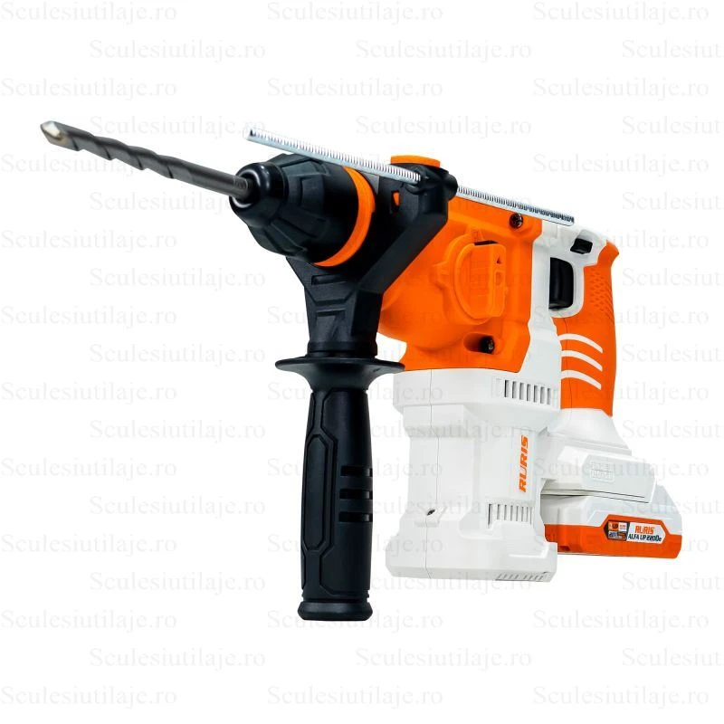 Ciocan rotopercutor pe acumulator RURIS RMX2813, 20V, SDS Plus, 1150 rpm, 5100 bpm, 2.8 J, fara acumulator, fara incarcator