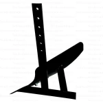 ProGARDEN PRO-PS1B-66 plug simplu cu un brazdar pentru motocultor, tija 66cm