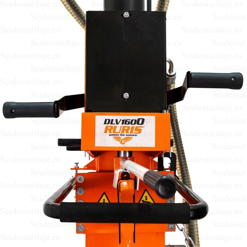 Despicator busteni vertical trifazic RURIS DLV 1600 16 Tone lungime maxima bustean 1060 mm putere 4300 W