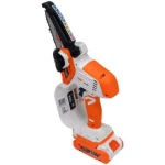Electroferastrau telescopic pe acumulator RURIS 1424e, 20V, sina 10 cm, lant 3/8 inch, 1.3 mm, lungime brat 129-170 cm, fara acumulator, incarcator