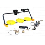 ProGARDEN Cositoare frontala rotativa cu 3 discuri pentru minitractoare Campo T18