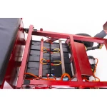 Tricicleta electrica Gulliver autonomie 90 km viteza 25 km/h bena basculabila obloane rabatabile putere 2000W acumulatori 72V/58Ah, reductor pentru greu si usor mecanic
