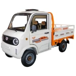 Triciclu electric pick-up RURIS Pilot 5000A, putere maxima 4900 W, autonomie pana la 130 km, cu volan, viteza maxima de 25 km/h, conform reglementarilor UE, fara permis, alba
