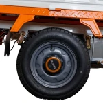 Triciclu electric pick-up RURIS Pilot 5000A, putere maxima 4900 W, autonomie pana la 130 km, cu volan, viteza maxima de 25 km/h, conform reglementarilor UE, fara permis, alba