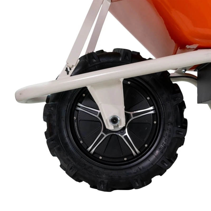 Roaba Autopropulsata Electrica RURIS RTS 2000 – Motor 500W, Baterie 24V/12Ah, Autonomie 8h, Capacitate 150 kg, Basculare Manuala