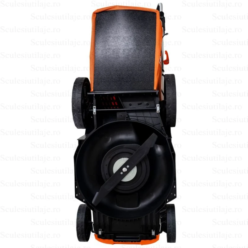 Masina de tuns gazon pe acumulator RURIS RXI 4344E, 40 V, latime 430 mm, suprafata pana la 650 mp