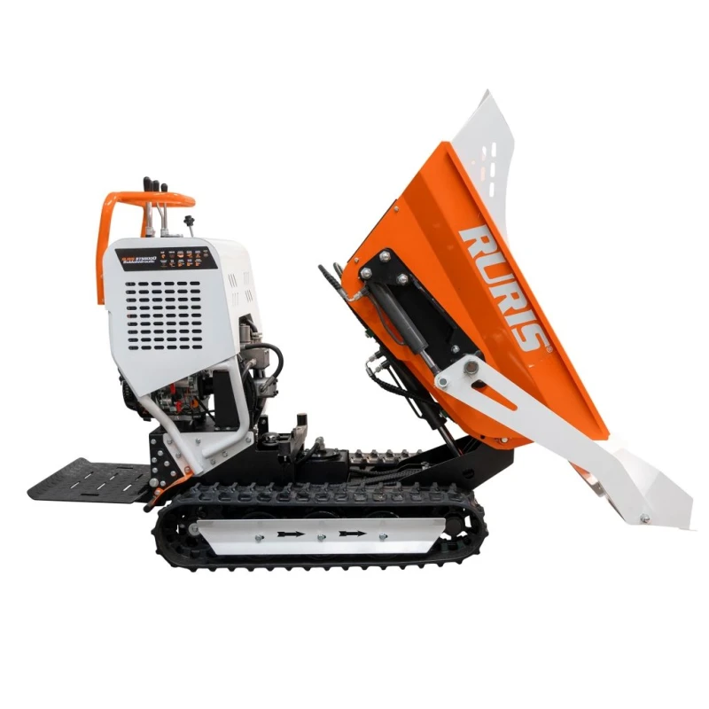 RURIS RTS 8000 – Incarcator Frontal cu Motor Briggs & Stratton 130G, 9 CP, Cutie Automata, senile, 600 kg Capacitate, Cuva 1040x730x590 mm