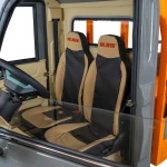 Triciclu electric pick-up RURIS Pilot 5000G, putere maxima 4900 W, autonomie pana la 130 km, cu volan, viteza maxima de 25 km/h, conform reglementarilor UE, fara permis, gri
