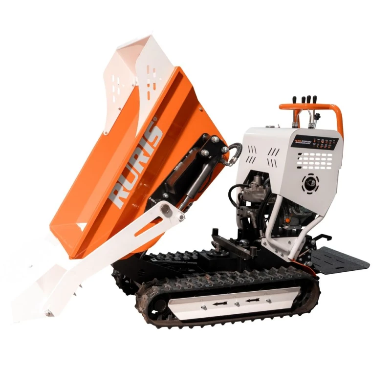 RURIS RTS 8000 – Incarcator Frontal cu Motor Briggs & Stratton 130G, 9 CP, Cutie Automata, senile, 600 kg Capacitate, Cuva 1040x730x590 mm