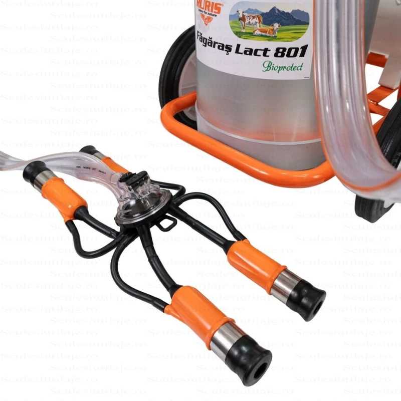 Mulgatoare vaci RURIS Fagaras Lact 801, 2 posturi, bidon aluminiu 40L, 550W