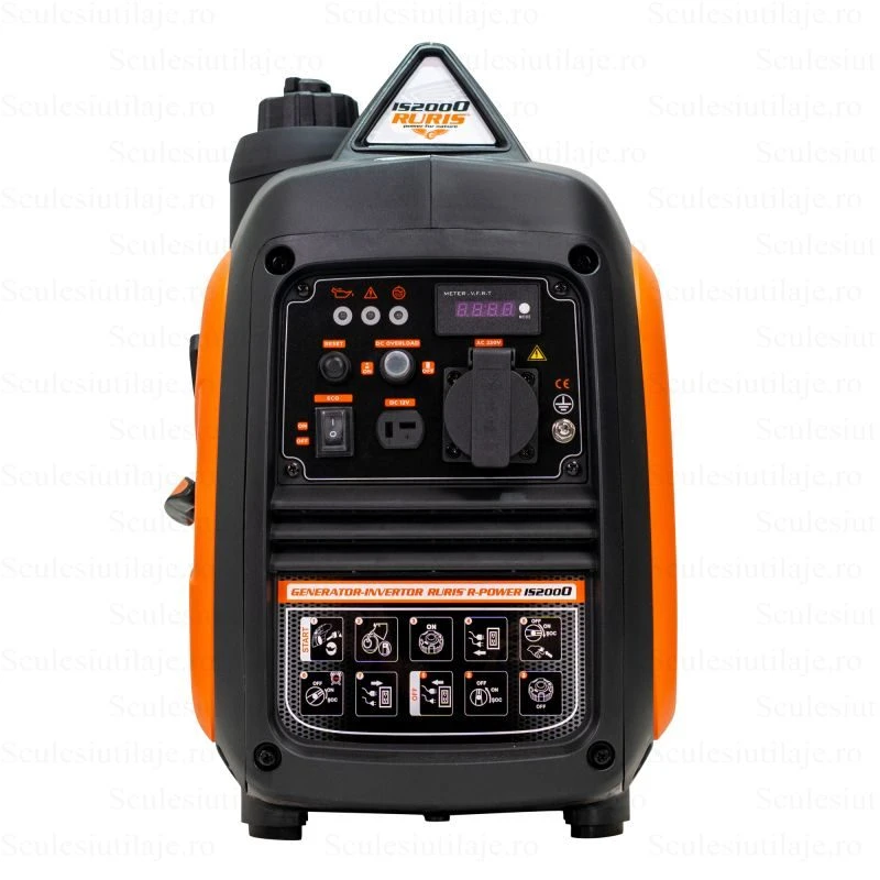 Generator de Curent RURIS IS 2000, Invertor, 2000W, 3 CP, 230V, Autonomie 5.7h