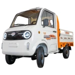 Triciclu electric pick-up RURIS Pilot 5000A, putere maxima 4900 W, autonomie pana la 130 km, cu volan, viteza maxima de 25 km/h, conform reglementarilor UE, fara permis, alba