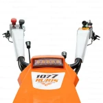 Motocultivator RURIS 1077, Motor Loncin 16 CP, 420cc, 3+3 viteze, diferential, pornire la cheie, iluminare LED, roți 20x10-10, frana hidraulica, accesorii, lama de cosit 1110 mm, freza tractata, plug