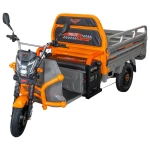 Triciclu Electric Cargo RURIS Pilot 3120G, 2000W, 72V 45Ah, Autonomie 70 km, Gri, viteza maxima de 25 km/h, conform reglementarilor UE, fara permis, gri