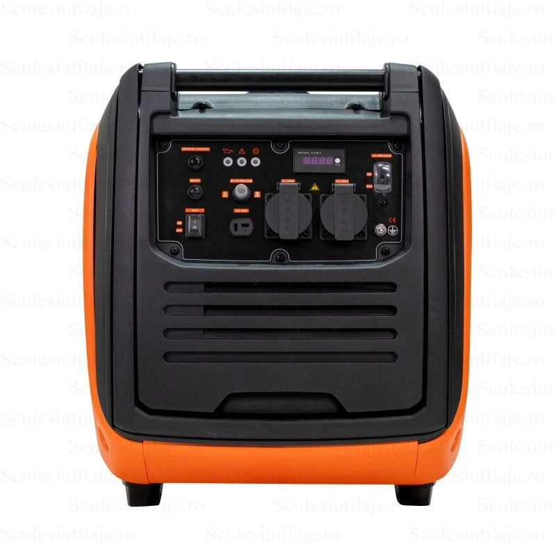 Generator Invertor RURIS R-Power IS4000RC, 4000W, 5.5 CP, 2 x 230V, Pornire Electrica + Telecomanda, Rezervor 12L, Silentios