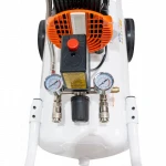 Compresor Silentios RURIS Silent Power 5000 OilFree – 1500W, 2CP, 50L, 236 l/min, 8 Bar, Fara Ulei, 2 Cilindri, 2 Iesiri, Protectii Multiple