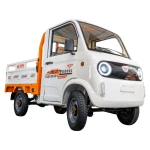 Triciclu electric pick-up RURIS Pilot 5000A, putere maxima 4900 W, autonomie pana la 130 km, cu volan, viteza maxima de 25 km/h, conform reglementarilor UE, fara permis, alba