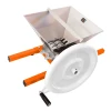Zdrobitor manual pentru fructe RURIS FP7, inox 7L, role aluminiu
