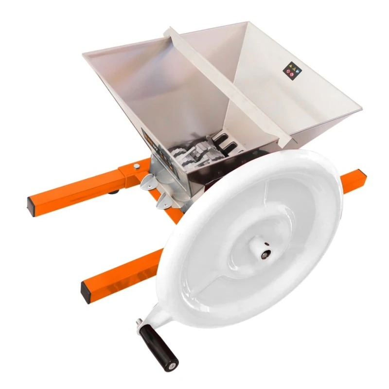 Zdrobitor manual pentru fructe RURIS FP7, inox 7L, role aluminiu