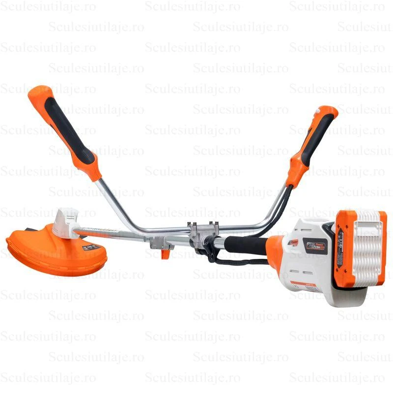 Motocoasa de umar pe acumulator RURIS 3024E – 20V, 4Ah, 80Wh, cutit 3 dinti, 300 mm taiere