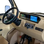Triciclu electric pick-up RURIS Pilot 5000A, putere maxima 4900 W, autonomie pana la 130 km, cu volan, viteza maxima de 25 km/h, conform reglementarilor UE, fara permis, alba