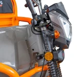 Triciclu Electric Cargo RURIS Pilot 3120G, 2000W, 72V 45Ah, Autonomie 70 km, Gri, viteza maxima de 25 km/h, conform reglementarilor UE, fara permis, gri