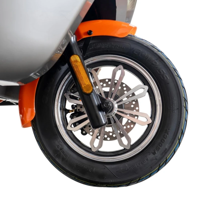 Triciclu Electric RURIS Pilot 3070N – Motor Electric 2900W, Baterie Plumb-Acid 72V 32Ah, Autonomie 60 km, Viteza 25 km/h, Capacitate 225 kg, gri