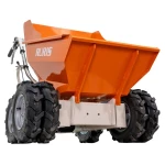 Roaba autopropulsata RURIS RTS 6000, motor benzina 7 CP, 500 kg capacitate, 3+1 trepte, basculare manuala