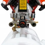 Compresor Aer RURIS Double Power 5000 – 2200W, 3CP, 50L, 354 l/min, 8 Bar, 2 Cilindri, 2 Iesiri cu Manometru