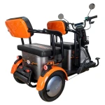Triciclu Electric RURIS Pilot 3020G, Motor Electric 2000W, Baterie Plumb-Acid 60V 20Ah, Autonomie pana la 50 km, Viteza maxima 25 km/h, Capacitate 286 kg, Gri