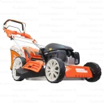 Masina de tuns gazon RURIS RX555S, 5.2 CP, 530 mm, autopropulsata, motor Honda GCV200, 65L, functie mulching, carcasa metalica