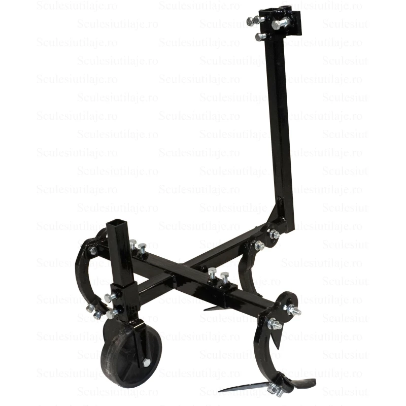 ProGARDEN PRO-PRS20-45 prasitoare cu roata limitatoare adancime pentru motocultor, 20cm distanta intre randuri, tija 45cm