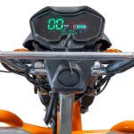 Triciclu Electric Cargo RURIS Pilot 3120G, 2000W, 72V 45Ah, Autonomie 70 km, Gri, viteza maxima de 25 km/h, conform reglementarilor UE, fara permis, gri