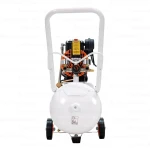 Compresor Silentios RURIS Silent Power 2400 OilFree – 1500W, 2CP, 24L, 236 l/min, 8 Bar, Fara Ulei, 2 Cilindri, 2 Iesiri, Protectii Multiple