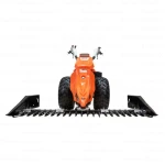 Motocultivator RURIS 1077, Motor Loncin 420cc, 16 CP, 4 timpi, Transmisie pinioane conice, 3 viteze înainte + 3 înapoi, Diferential, Frana hidraulica, Pornire la cheie, Iluminare LED, Roti 20x10-10, lama de cosit CX77