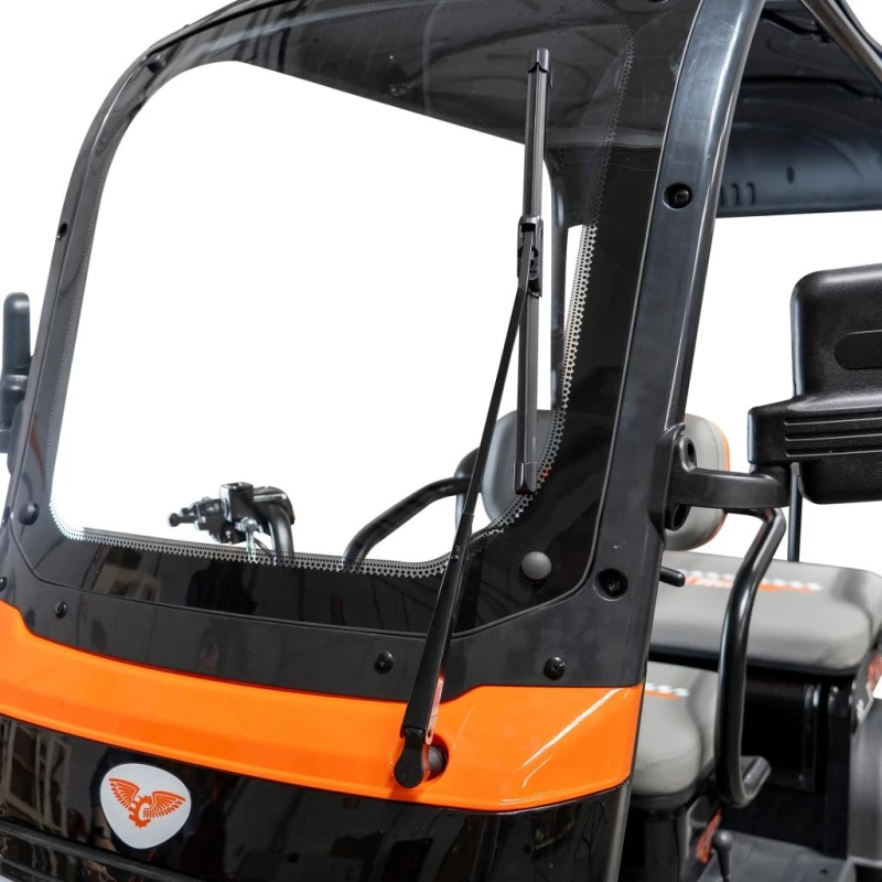 Triciclu Electric RURIS Pilot 3070N – Motor Electric 2900W, Baterie Plumb-Acid 72V 32Ah, Autonomie 60 km, Viteza 25 km/h, Capacitate 225 kg, negru