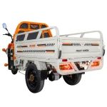 Triciclu Electric Cargo RURIS Pilot 3120A, 2000W, 72V 45Ah, Autonomie 70 km, Utilitar, Sarcina 542 kg, viteza maxima de 25 km/h, conform reglementarilor UE, fara permis, alb