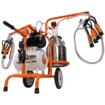 Mulgatoare RURIS Fagaras Lact 902, 2 posturi, 2 bidoane inox 60L, 550W
